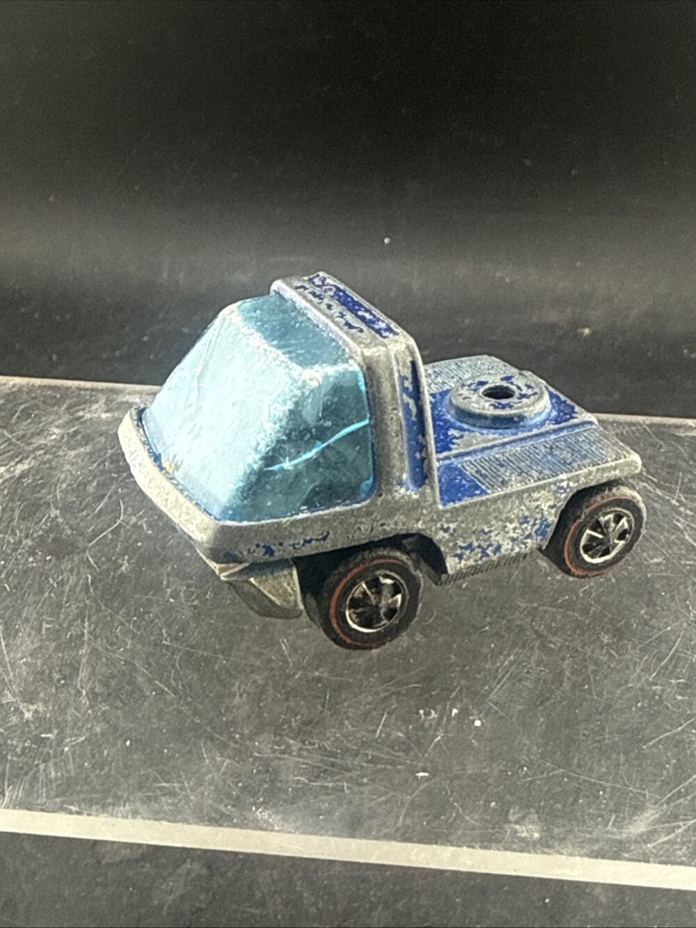 Vintage 1969 Hot Wheels Redline The Heavyweights Blue Truck Cab Hong Kong